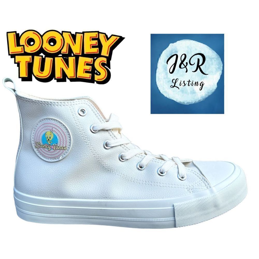 Looney Tunes Tweety High Top Sneaker Shoes - Picture 1 of 13